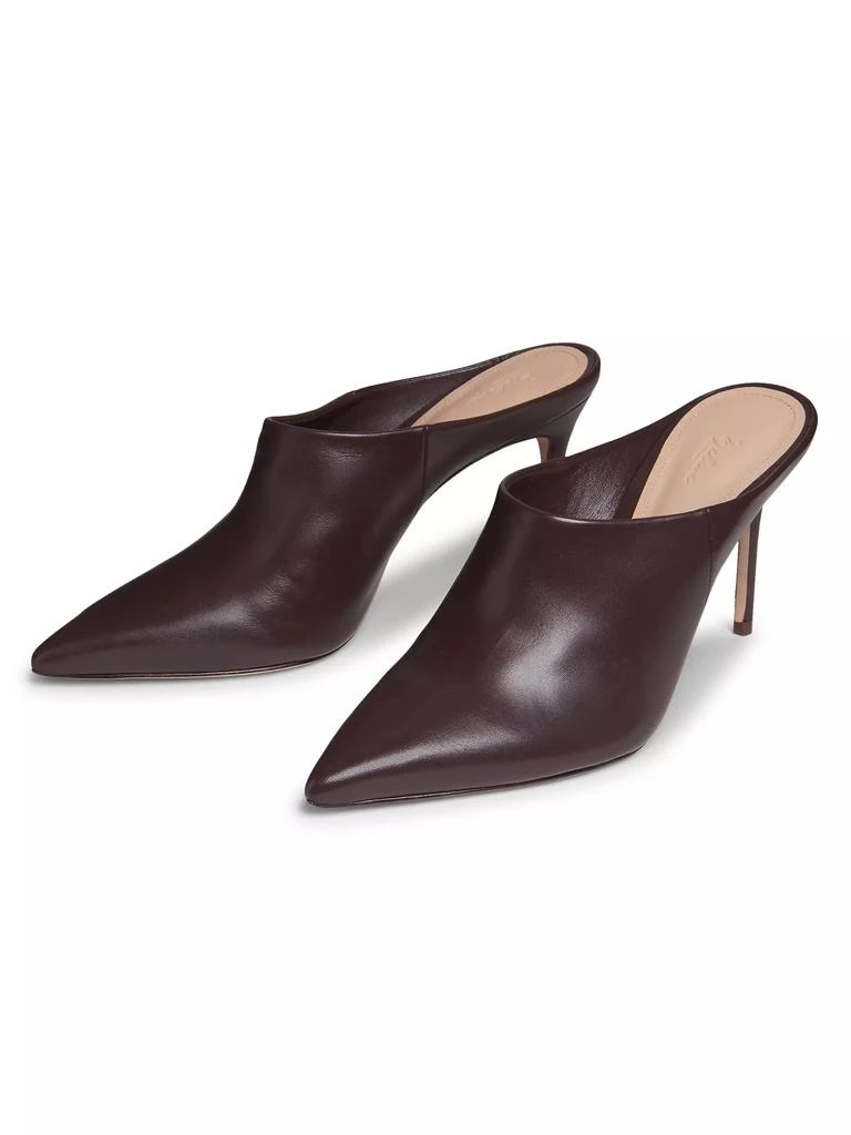 22élevé Leather Stiletto Mules 2