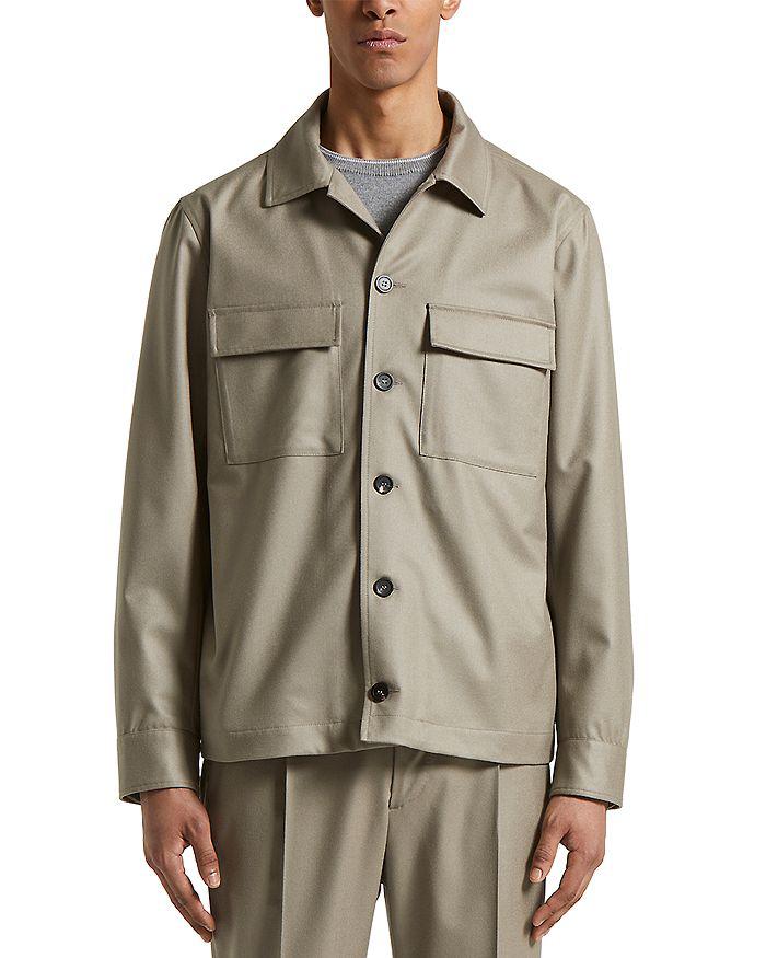 Tシャツ・カットソー PESERICO Overshirt in lightweight stretch cotton canvas OVERSHIRT IN LIGHTWEIGHT STRETCH COTTON CANVAS – On Sale Now