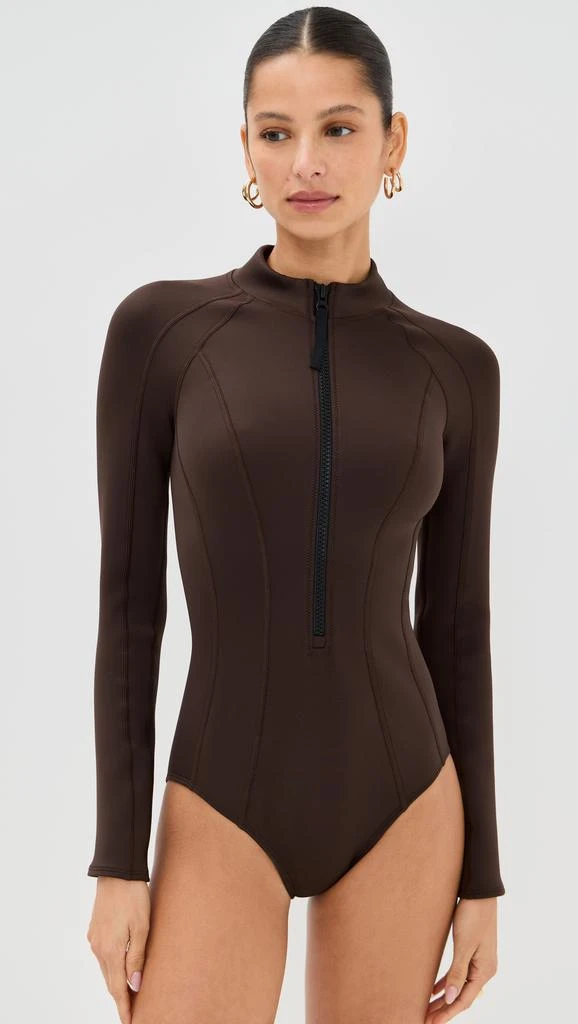 Staud Wipeout Rash Guard One Piece 6