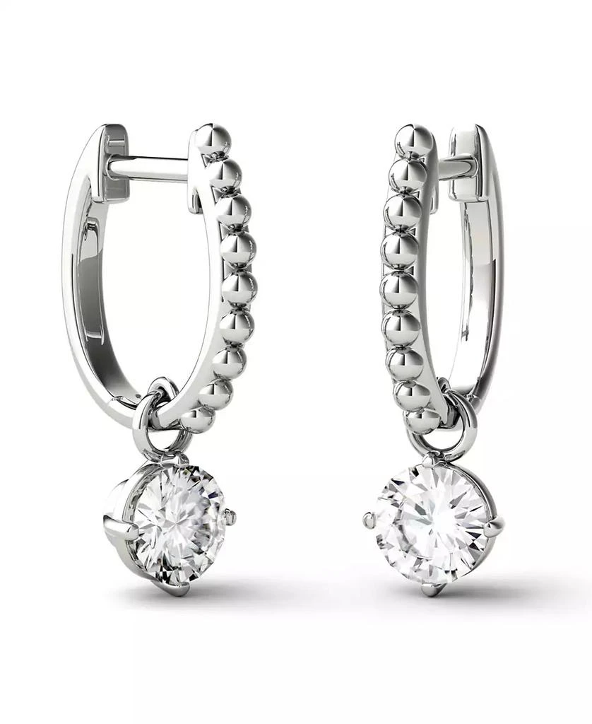 Charles & Colvard Moissanite Beaded Drop Earrings 1 ct. t.w. Diamond Equivalent in 14k Gold 2