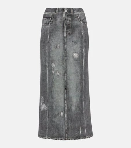 Acne Studios Denim midi skirt 1