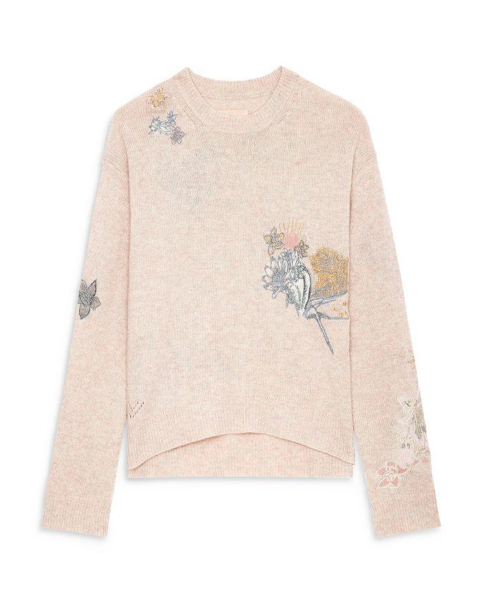 ZADIG & VOLTAIRE Cashmere Embroidered Sweater 8