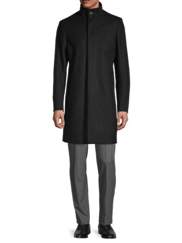 Theory Belvin Wool-Blend Coat 1