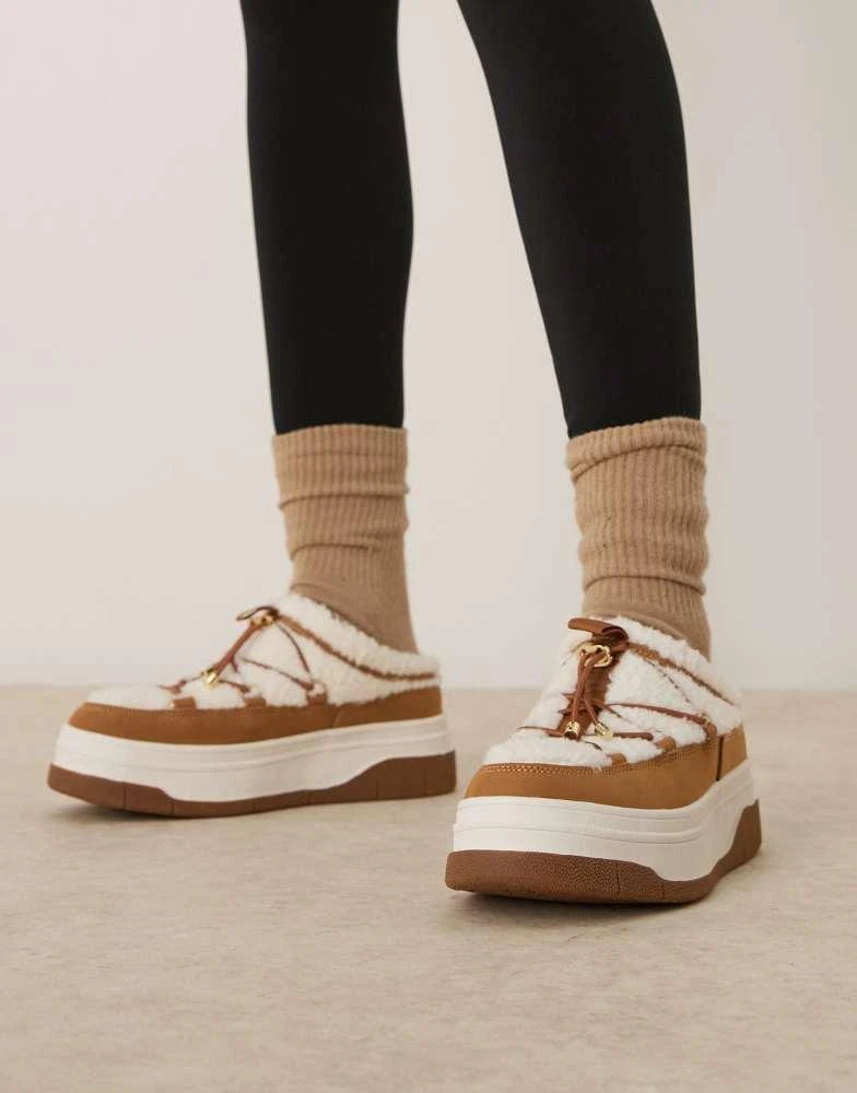 Pajar Pajar asos exclusive Jules shoes in chestnut tan 1