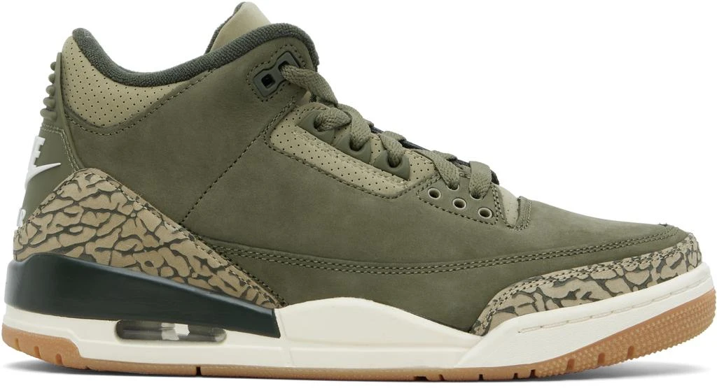 Jordan Khaki Air Jordan 3 Retro Sneakers
