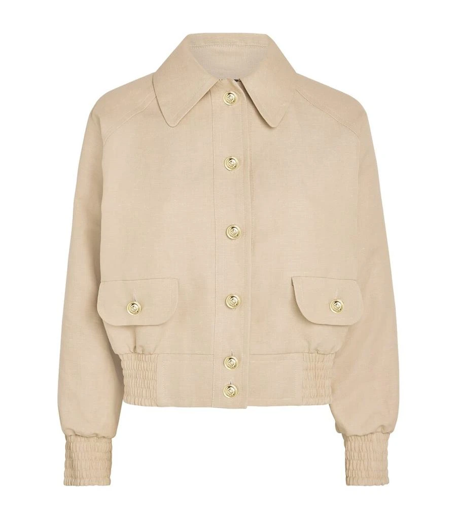 Maje Linen-Cotton Jacket 1