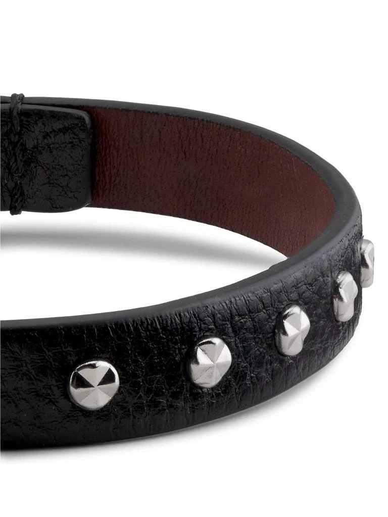 Alexander McQueen Studded Leather Wrap Bracelet 3