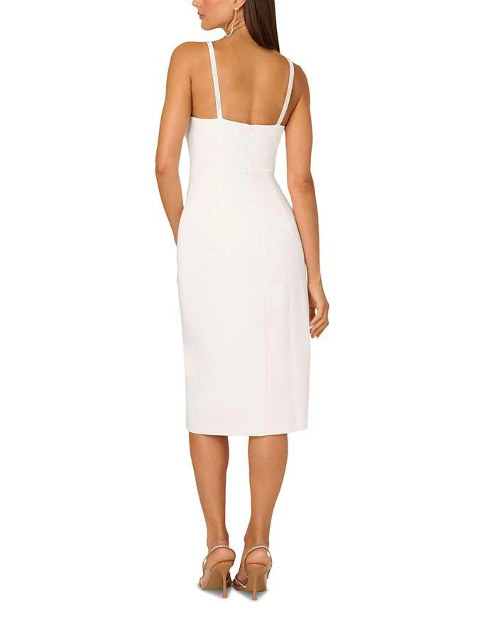 Adrianna By Adrianna Papell Stretch Crepe Halter Midi Dress - Dresses &  Skirts - Free Shipping - BeyondStyle
