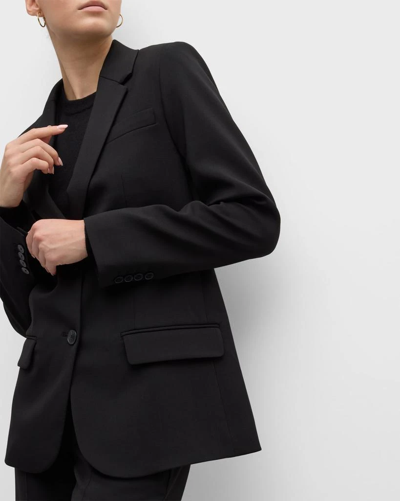 Joseph Jackie Single-Breasted Stretch Wool Blazer 7