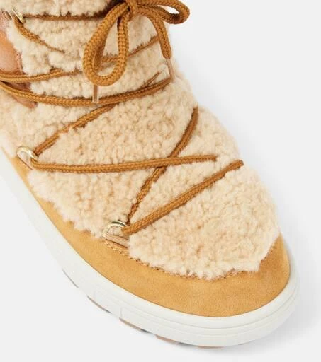 Bogner Chamonix S 10 shearling-trimmed snow boots 5