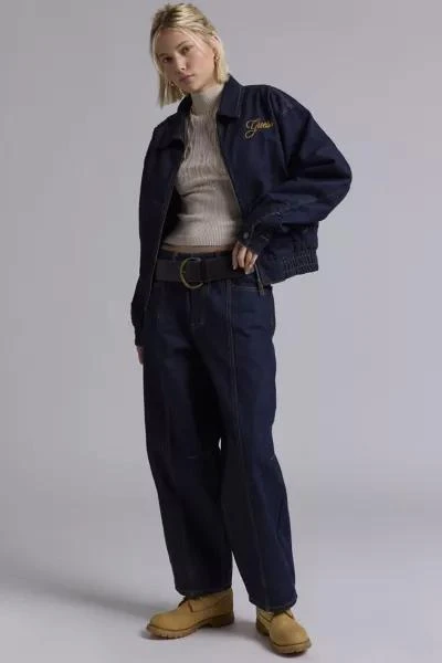 GUESS JEANS GUESS ORIGINALS Denim Bomber Jacket 4