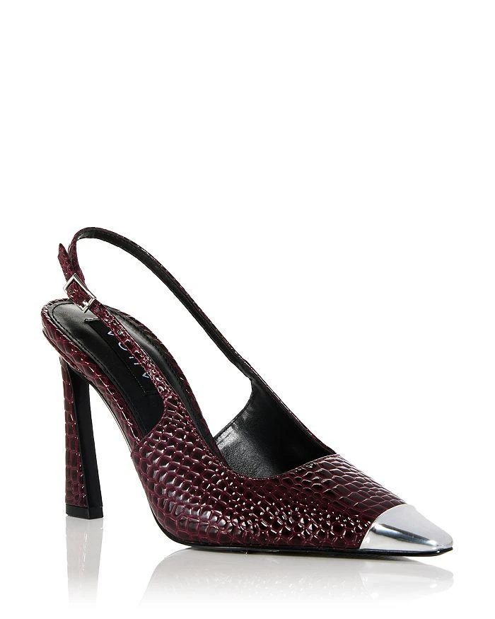 AQUA Women's Bevv Slingback Pumps - Exclusive 1