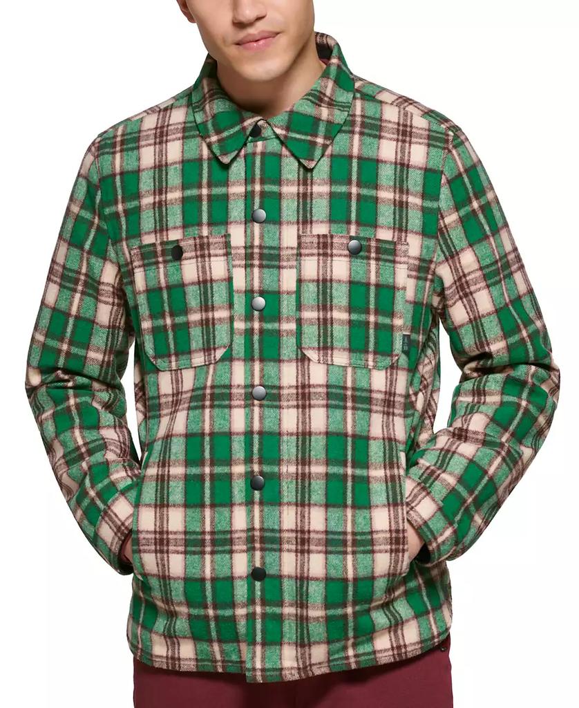BASS OUTDOOR Men's Mission Field Sherpa Lined Shirt Jacket