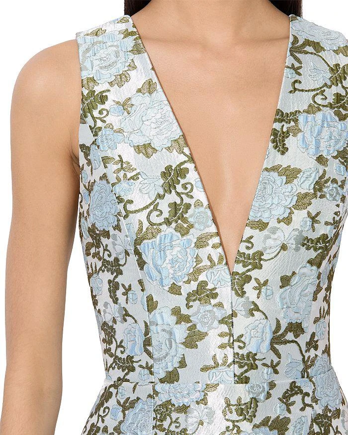 Alice + Olivia Tatum Deep V Mini Dress 4