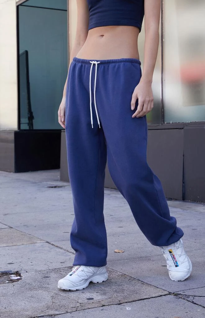 John Galt Navy Rosa Tie Sweatpants 2