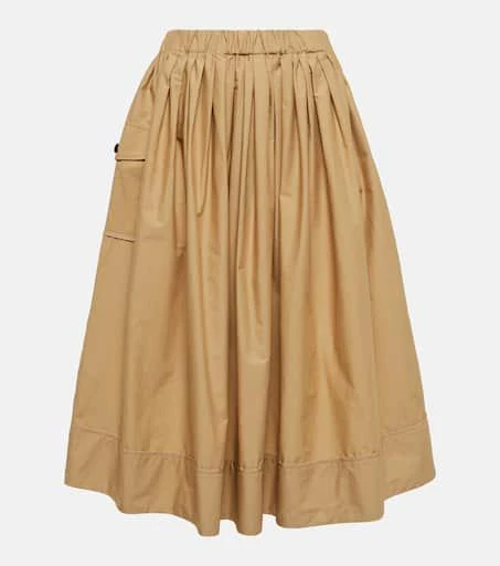 CO A-line cotton midi skirt 1