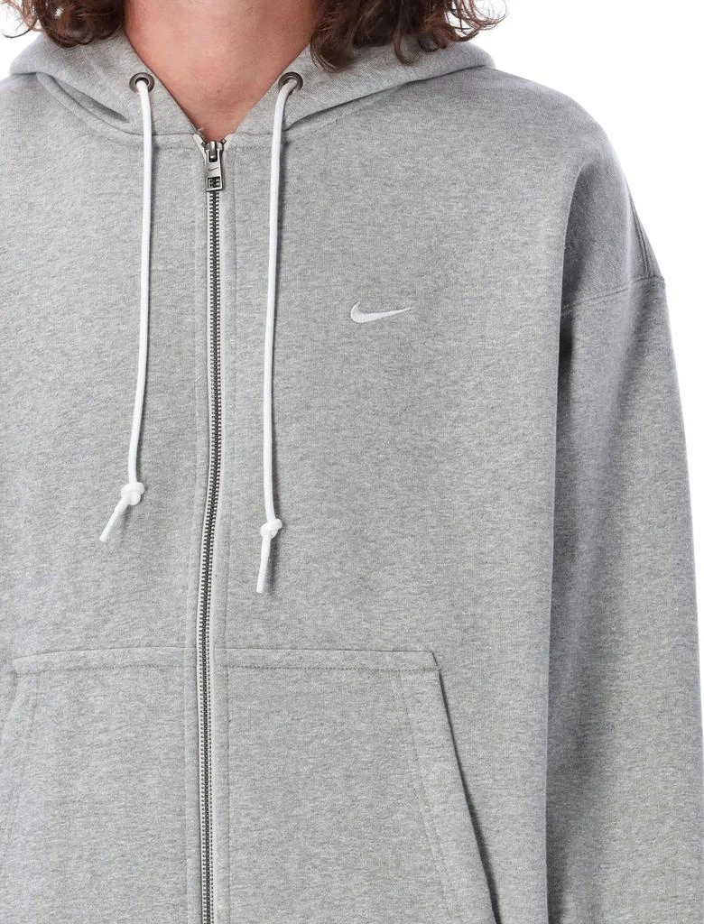NIKE Nike Solo Swoosh Zip-Up Drawstring Hoodie 5