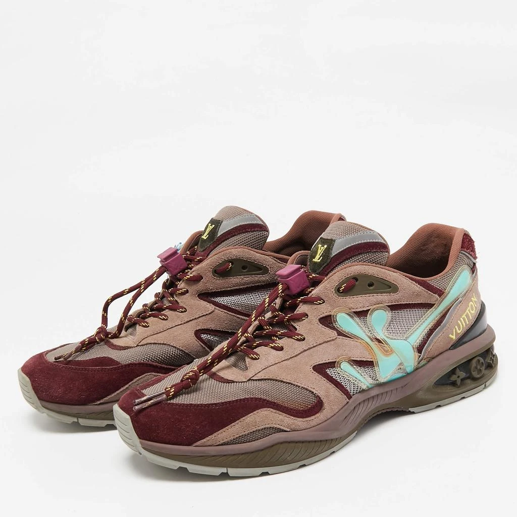 Louis Vuitton Louis Vuitton Multicolor Suede and Mesh LV Trail Sneakers Size 43 2