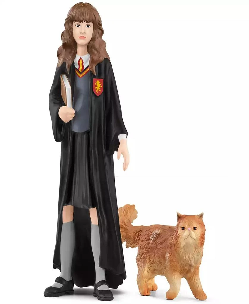 Schleich Wizarding World of Harry Potter 2-Piece Set: Hermoine Crookshanks Figurines 1