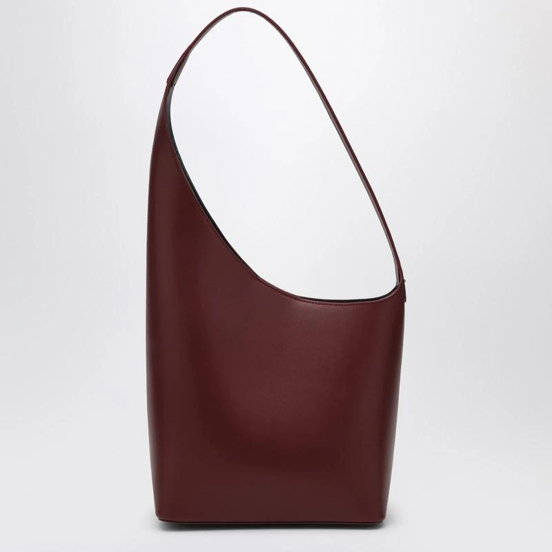 AESTHER EKME Bordeaux leather demi lune bag 1