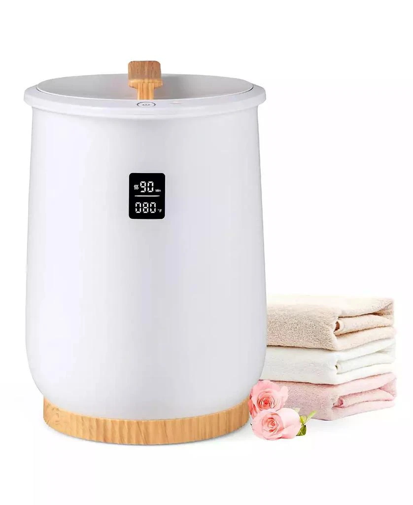 Ecooso 20L Large Heated Towel Warmer with LED Display and Button Control