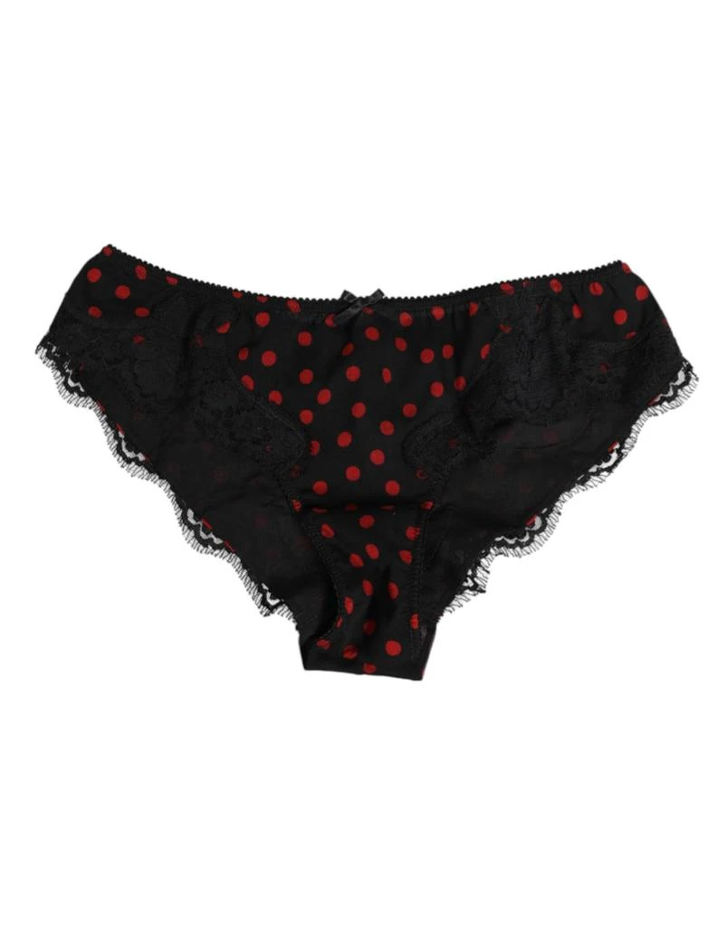 Dolce 
Gabbana Polka Dotted Silk Low Waist Panty Women
s Underwear