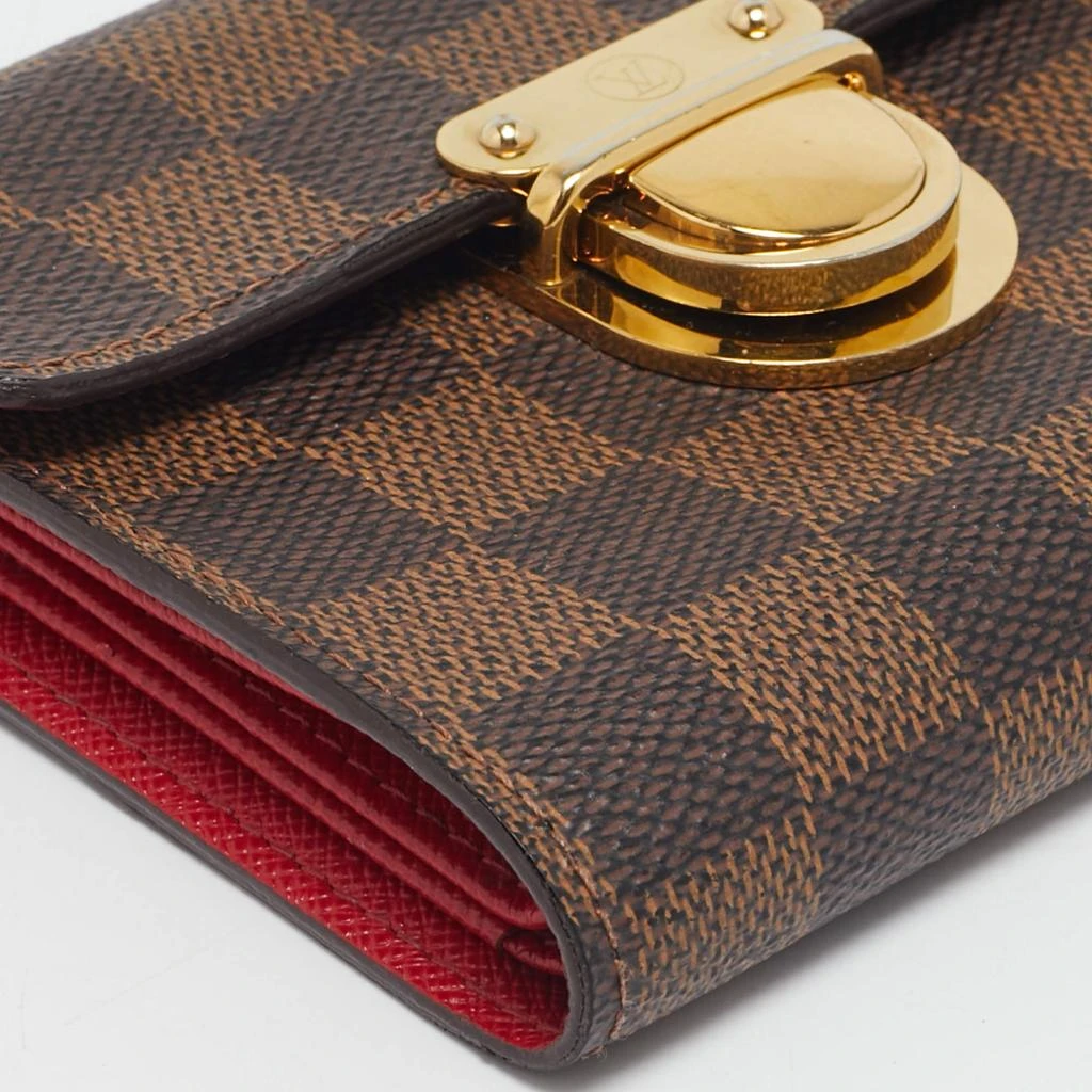 Louis Vuitton Louis Vuitton Damier Ebene Canvas Koala Wallet 7