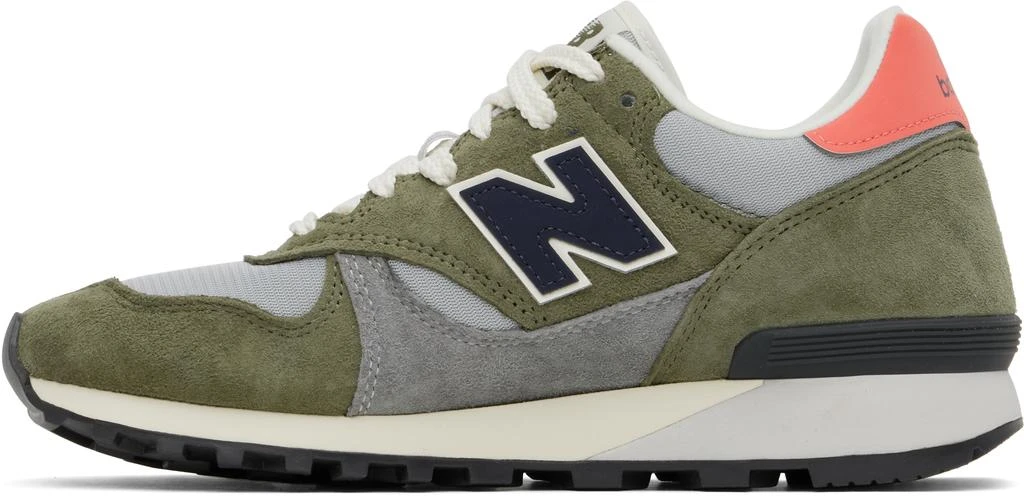 New Balance Khaki & Gray U475 Sneakers 3