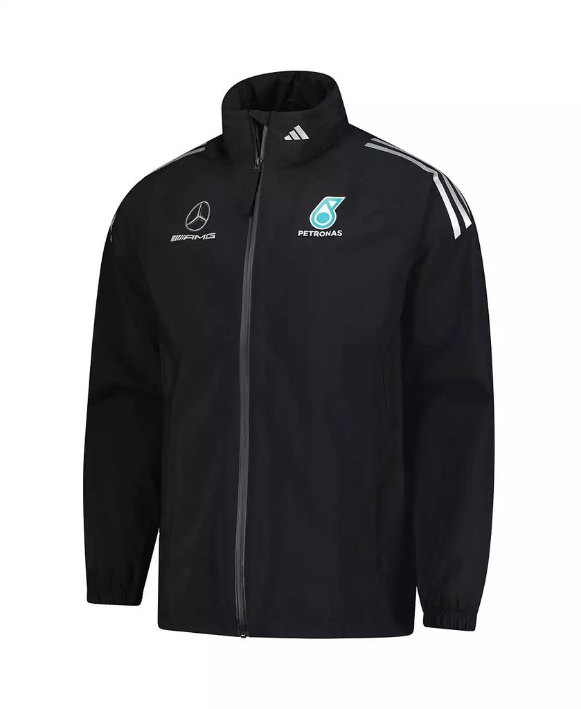 Adidas Men
s Black Mercedes-AMG Petronas F1 Team Wear Mechanics Full-Zip Jacket