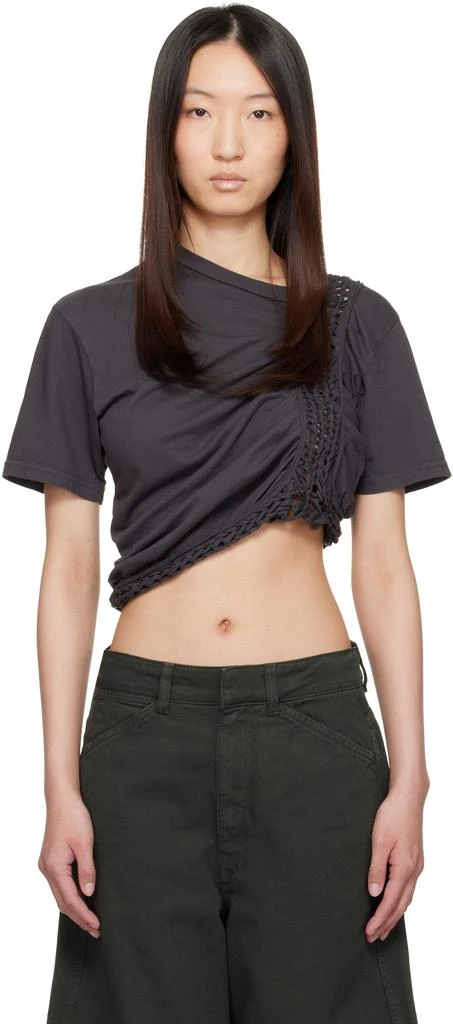 Collina Strada Gray Clover T-shirt 1