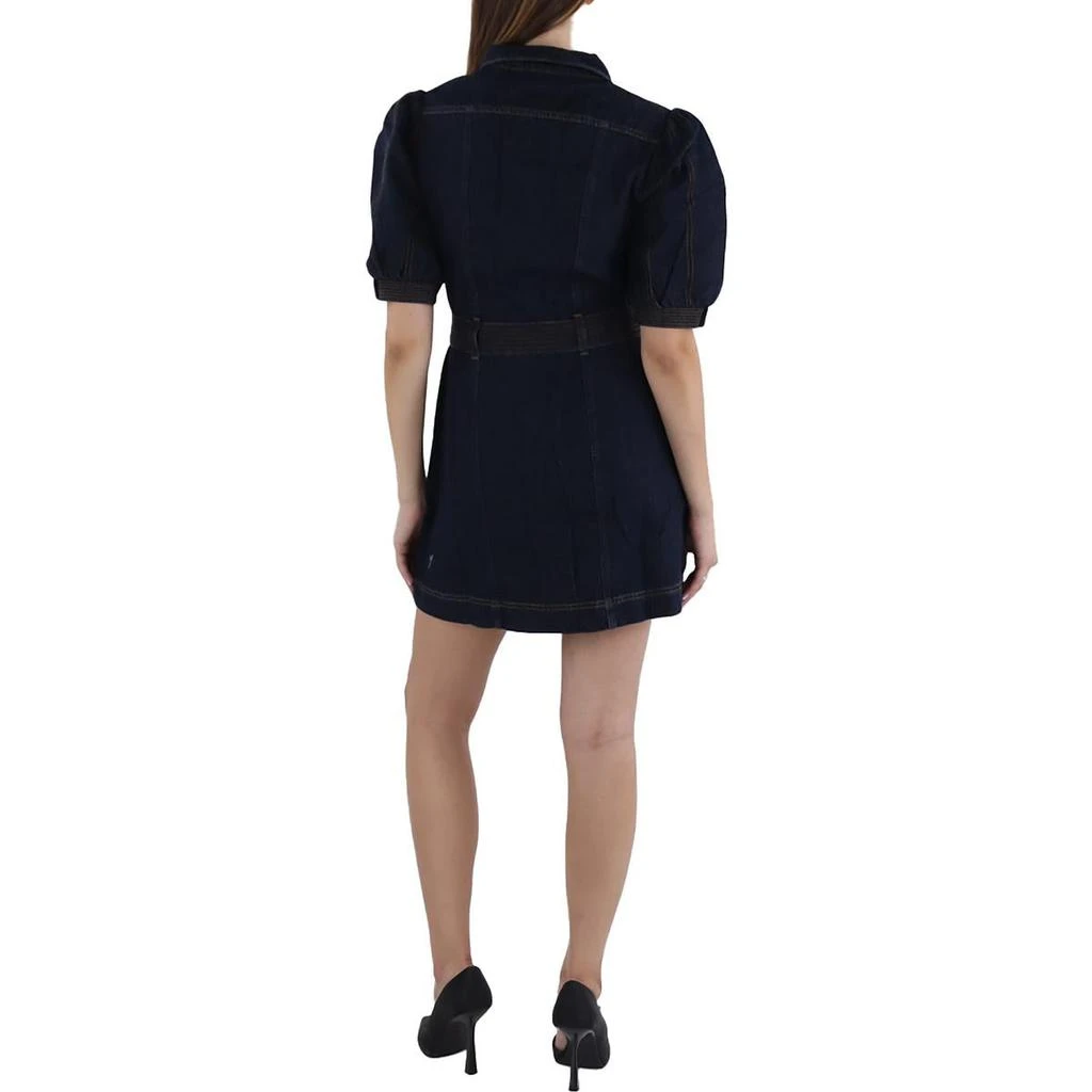 French Connection Womens Denim Above Knee Shirtdress 2