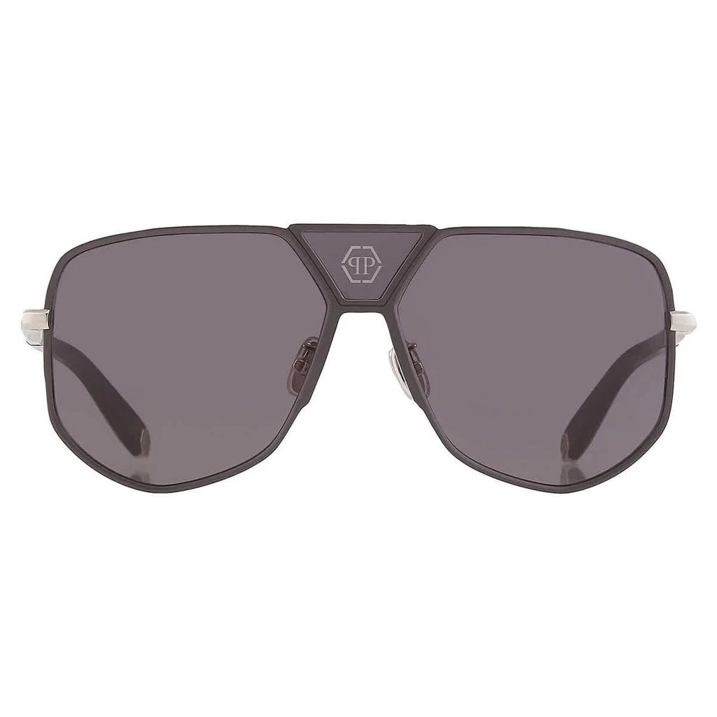 Philipp Plein Philipp Plein Grey Navigator Men's Sunglasses SPP009M 0H70 61 1