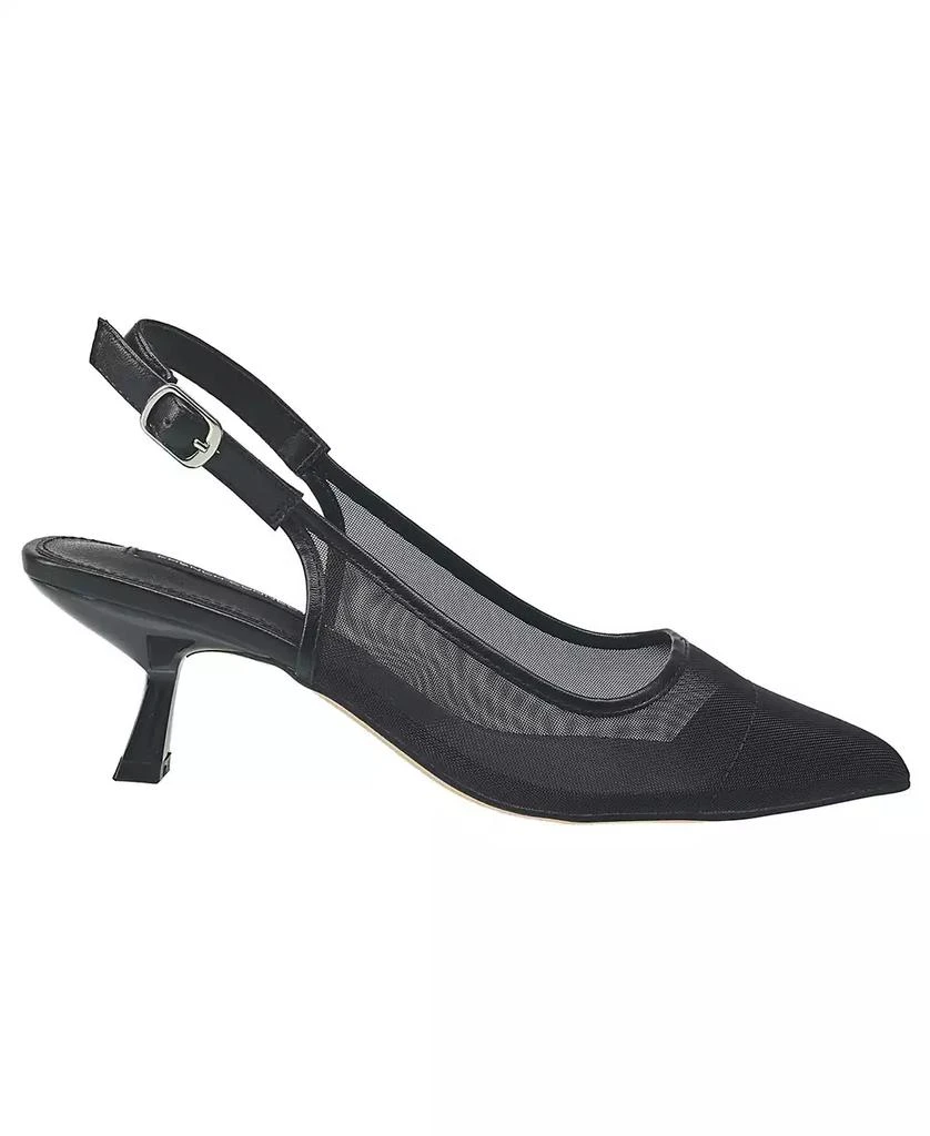 French Connection Women's Flared Mesh Pumps 2