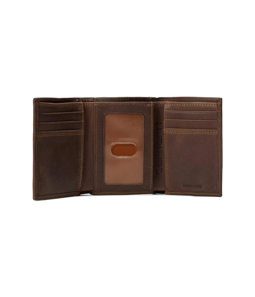 Carhartt Leather Triple-Stitched Trifold Wallet 3