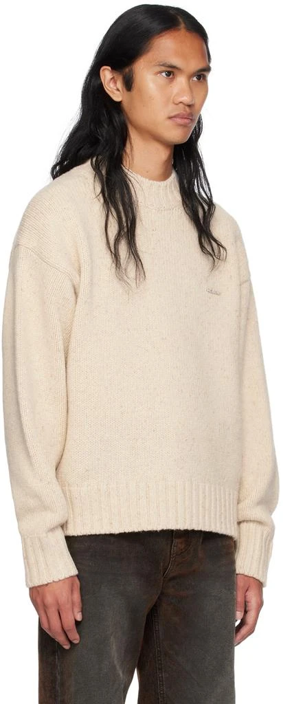 We11done Beige Chunky Sweater 2