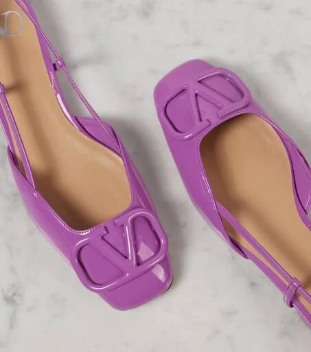 Valentino VLogo Signature patent leather flats 6