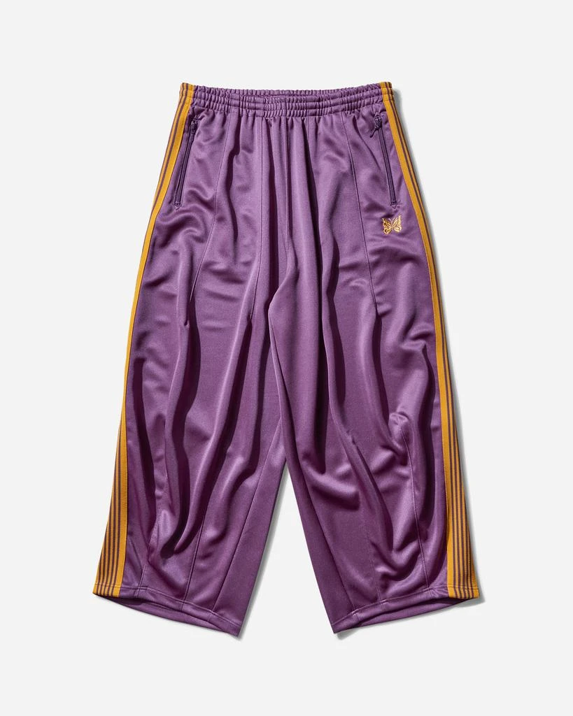 Needles Men's HD Poly Smooth Track Pants Purple 1