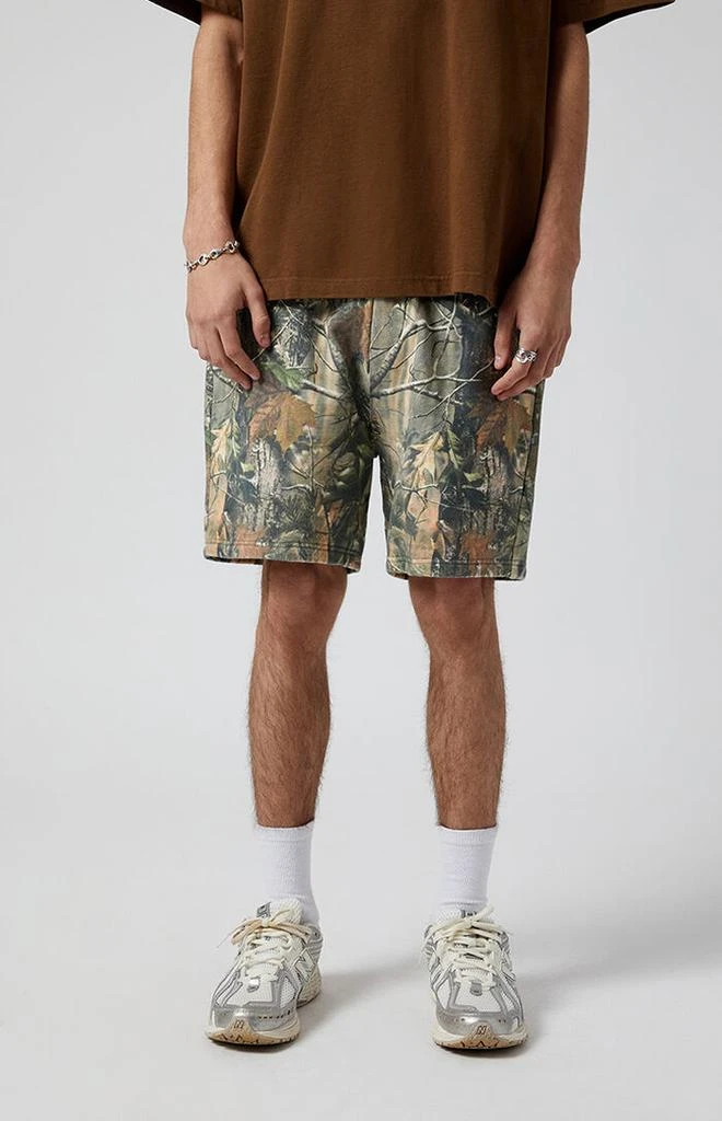 PacSun Camo Fleece Volley Sweat Shorts 2