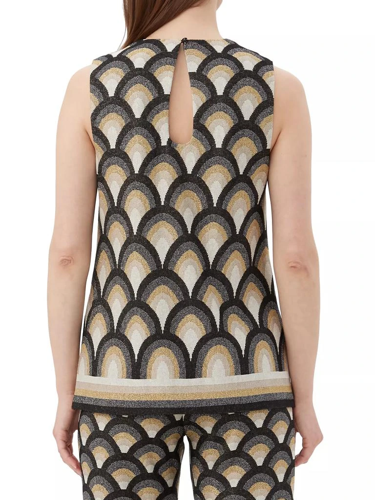 Trina Turk Harutu Sleeveless Jacquard Top 5