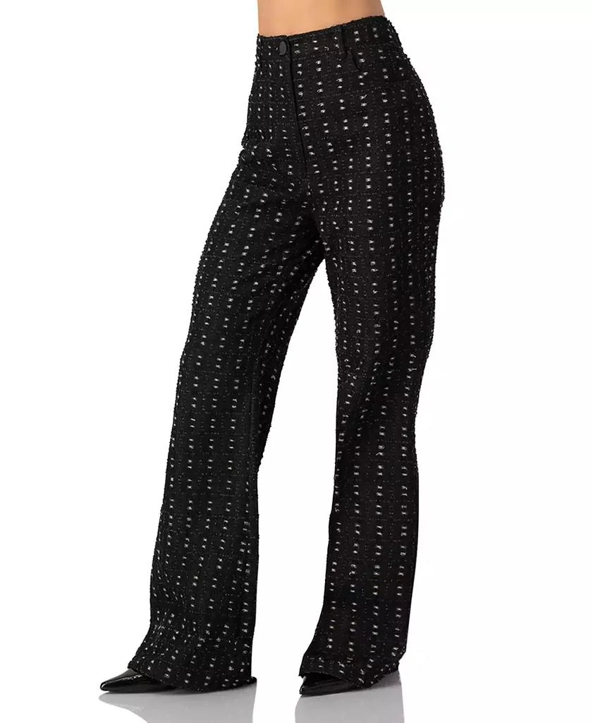 Ivonne Women
s Textured Wide-Leg Jeans 3