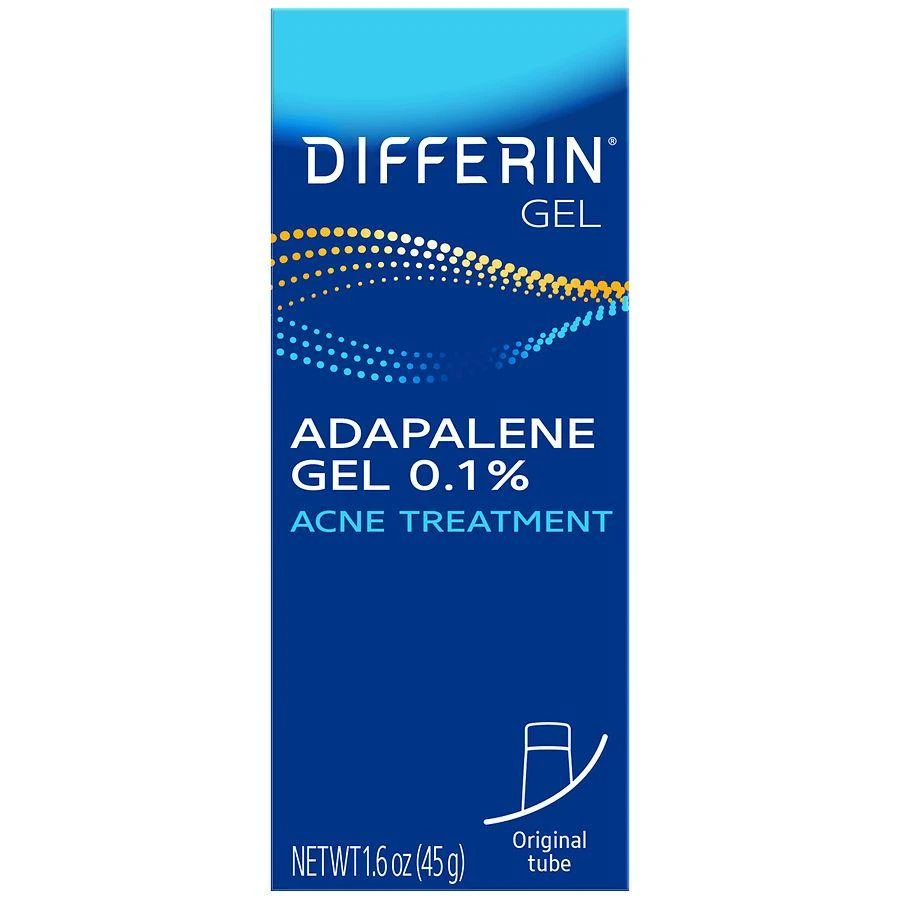Differin Acne Treatment, 0.1% Adapalene Gel Tube