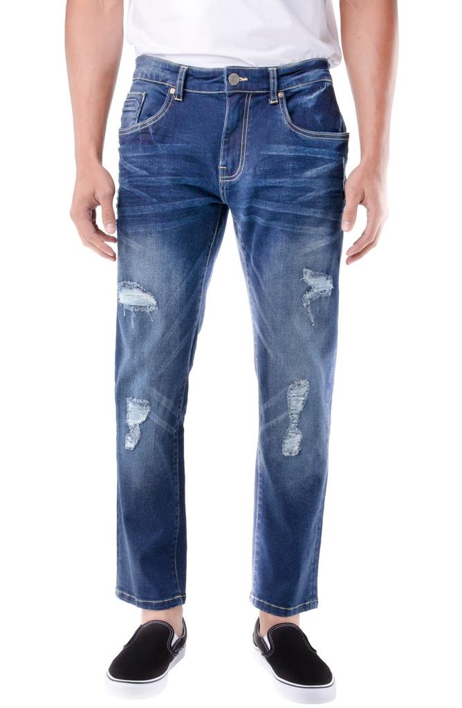 XRAY Skinny-Fit Distressed Stretch Jeans