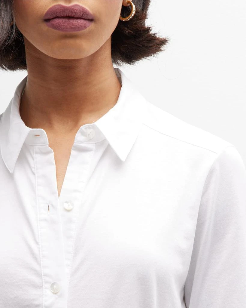 Theory Riduro Organic Cotton Button-Up Shirt 5