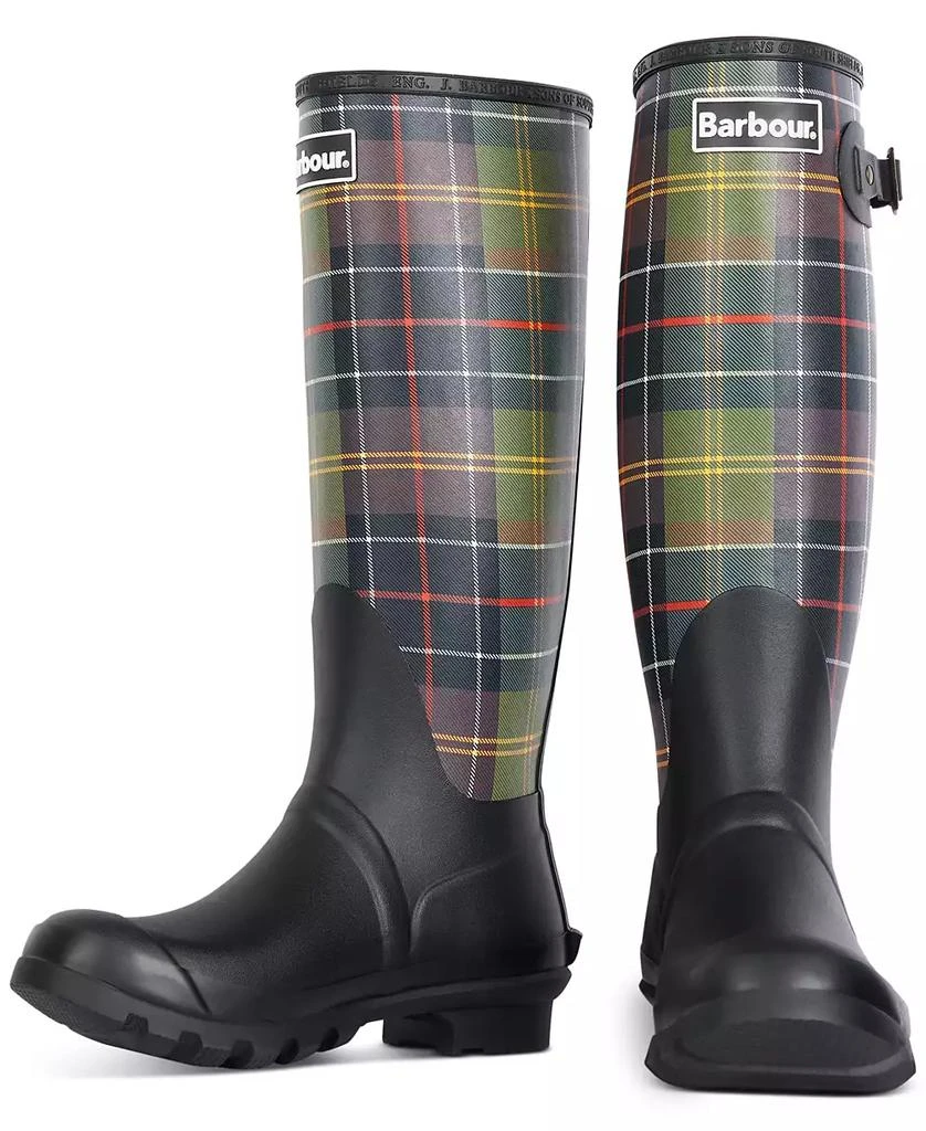 Barbour Women's Tartan Bede Rain Boots 4