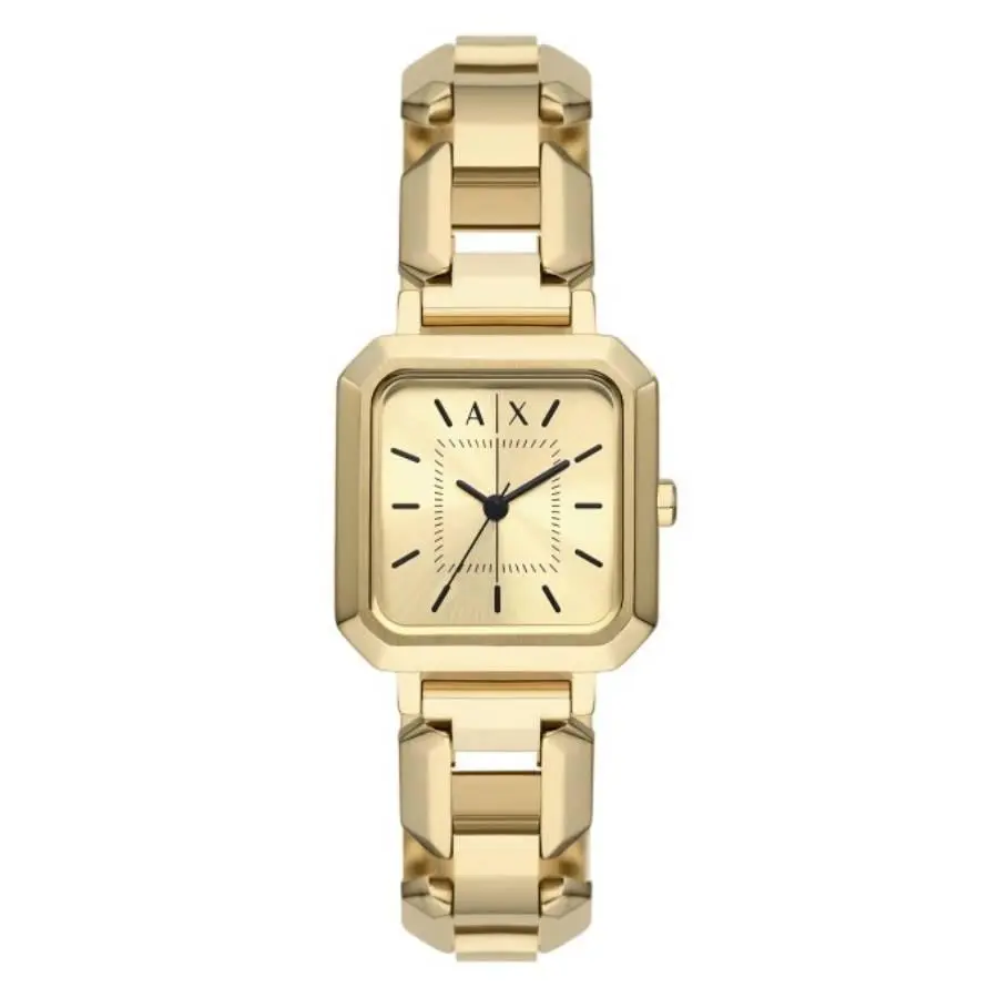 Armani Exchange Leila Quartz Gold Dial Ladies Watch AX5721