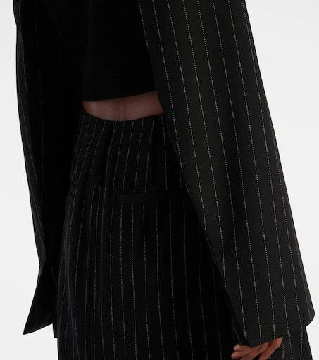 Max Mara Utopia pinstripe cropped blazer 5