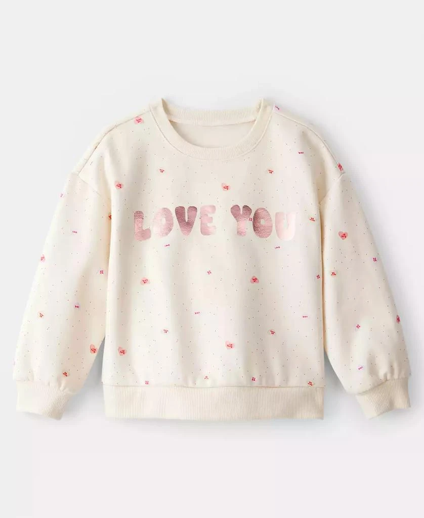 Carter
s Girls
Toddler 2T-5T DayDream Heart Long-Sleeve Sweatshirt 2