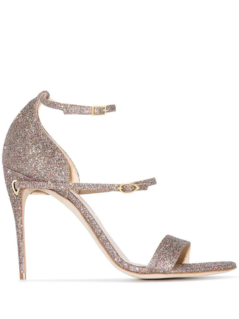 Jennifer Chamandi glitter Rolando 105mm sandals - women