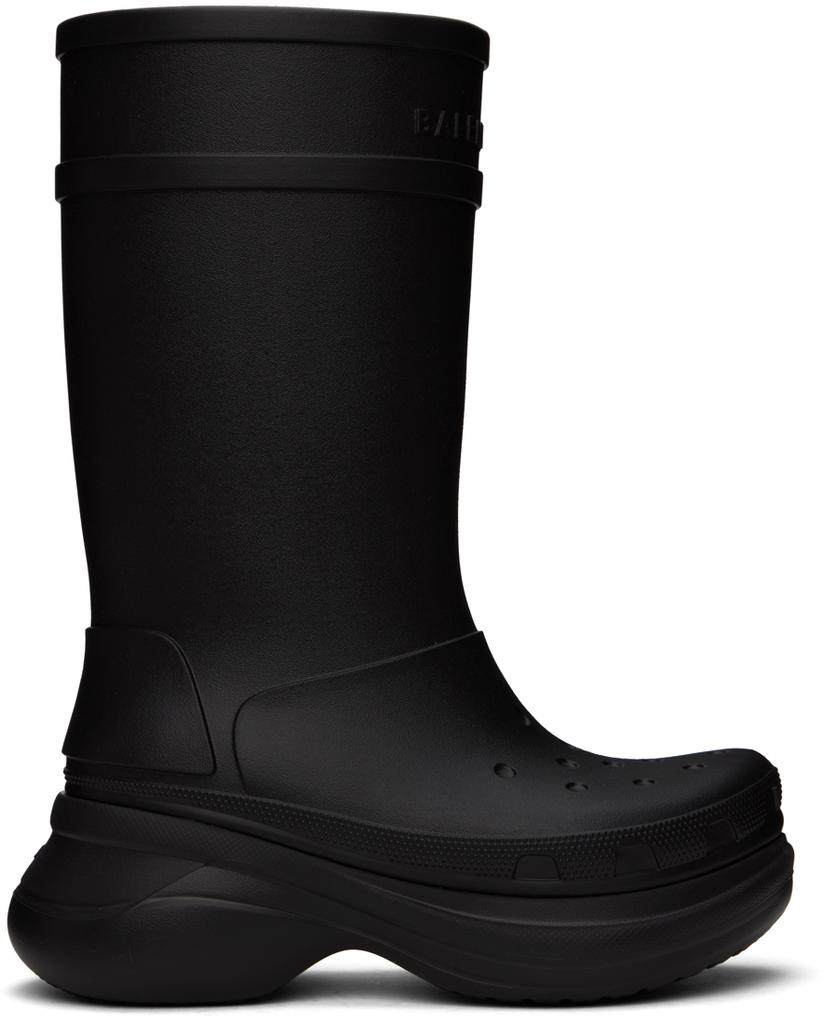 Balenciaga Black Crocs Edition Boots