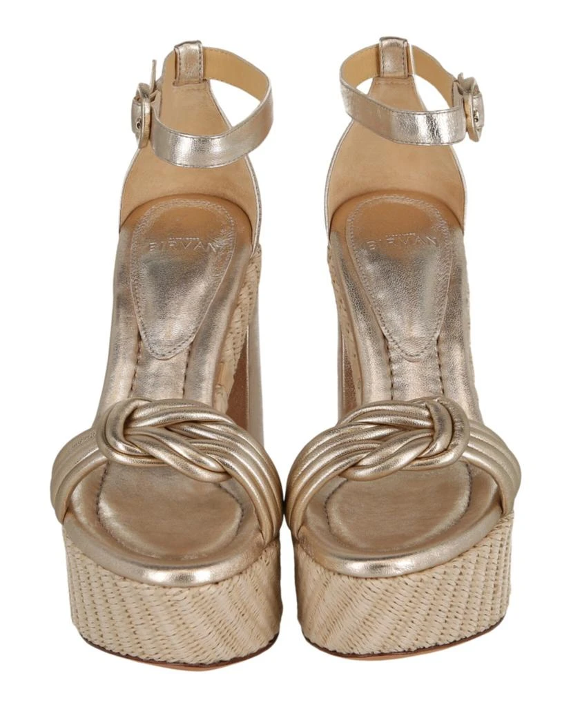 Alexandre Birman Vicky Ankle Wrap Platform Sandals 5